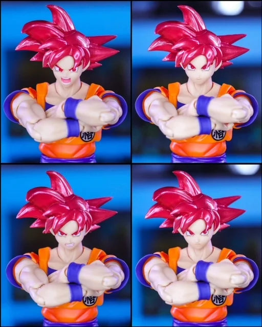 S.H.Figuarts Super Saiyan God Goku (Saiyan God Instilled With the Light of Righteous Hearts) Action Figure (In Stock)