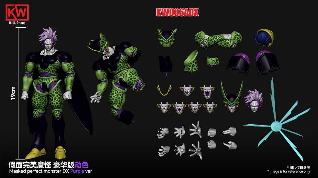 (Pre-Order) KW Studio KW006ADX Green Masked Perfect Monster (Purple) Anime Colour - Deluxe Version