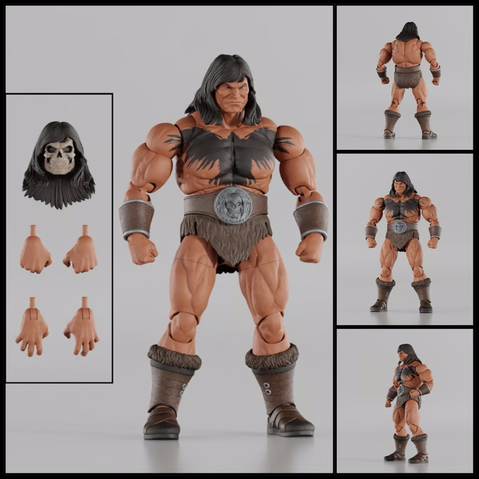 (Pre-Order) Brutal Realm Croman the Beguiled Barbarian 1/12 Scale Action Figure