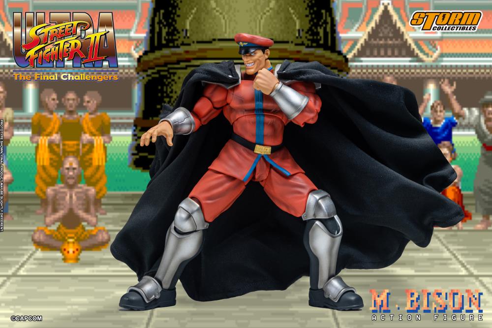(Pre-Order) Storm Collectibles Ultra Street Fighter II: The Final Challengers M. Bison 1/12 Scale Action Figure