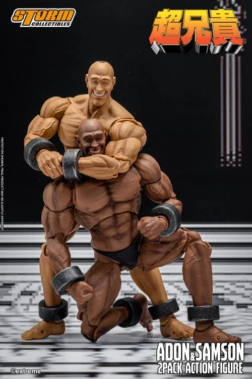 (Pre-Order) Storm Collectibles Chou-Aniki Adon and Samson 1/12 Scale Action Figure Set