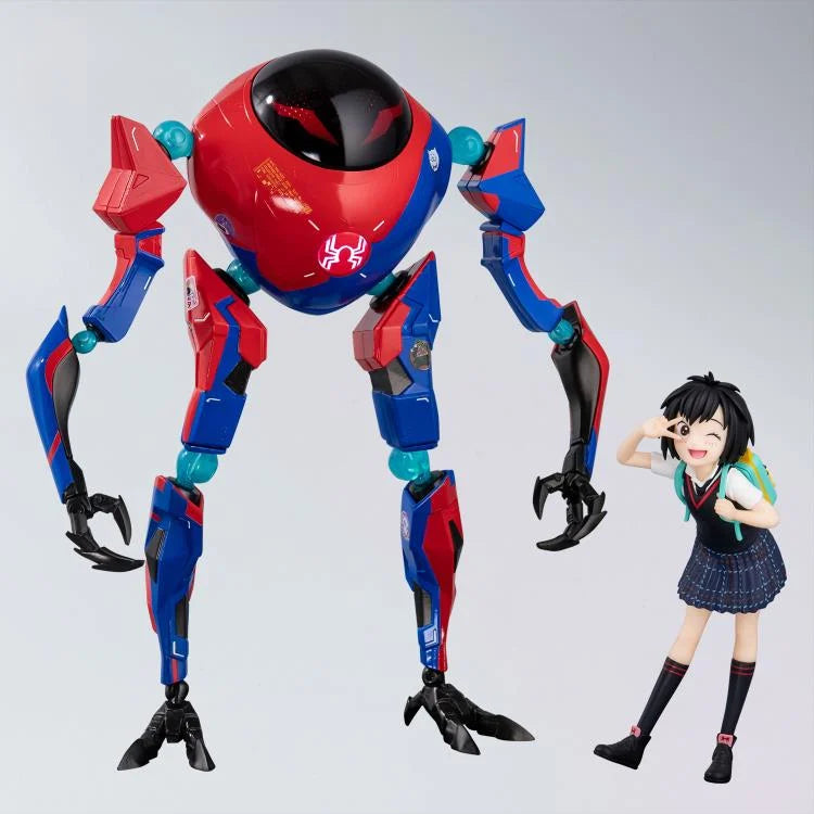 (Pre-Order) SENTINEL Spider-Man: Into the Spider-Verse SV-Action Peni Parker & SP//dr Action Figure Set (Reissue)