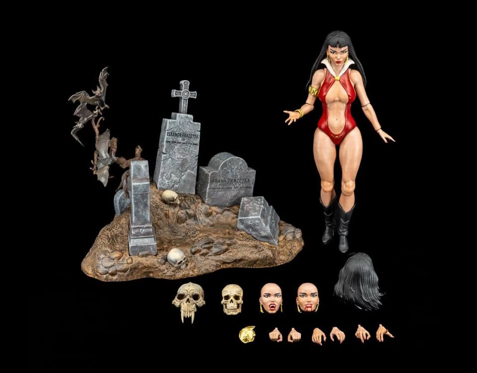 (Pre-Order) FRAZETTA GIRLS Vampirella ICON Collectibles 1/12 Scale Action Figure