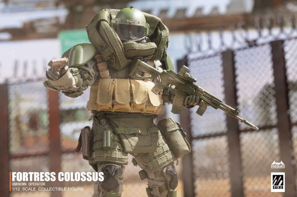 (Pre-Order) HASUKI Black Ops Salvo Series Fortress Colossus 1/12 Scale Figure