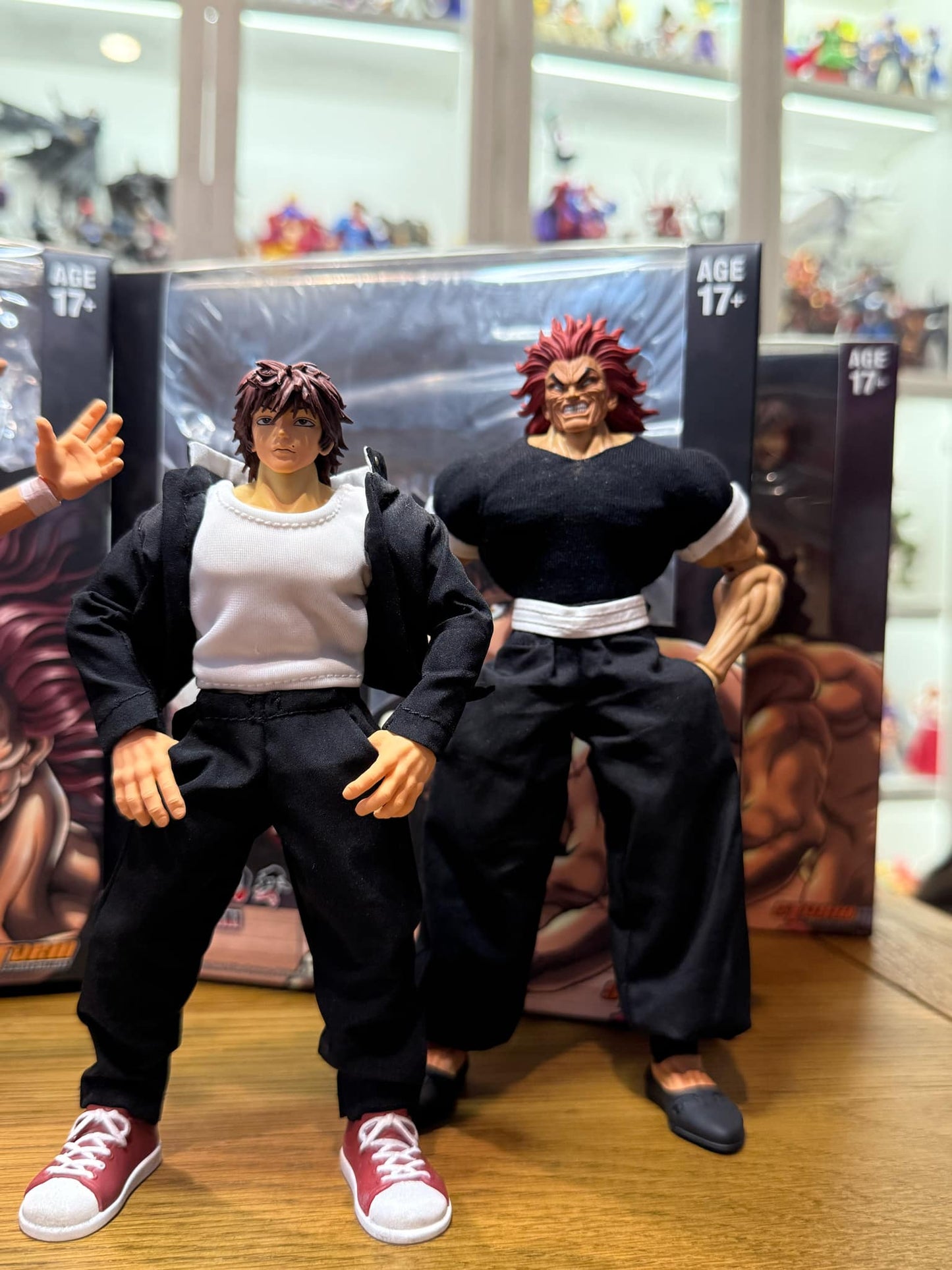 Storm Collectibles Baki and Yujiro with Baki custom Cloth (Pre-Owned)