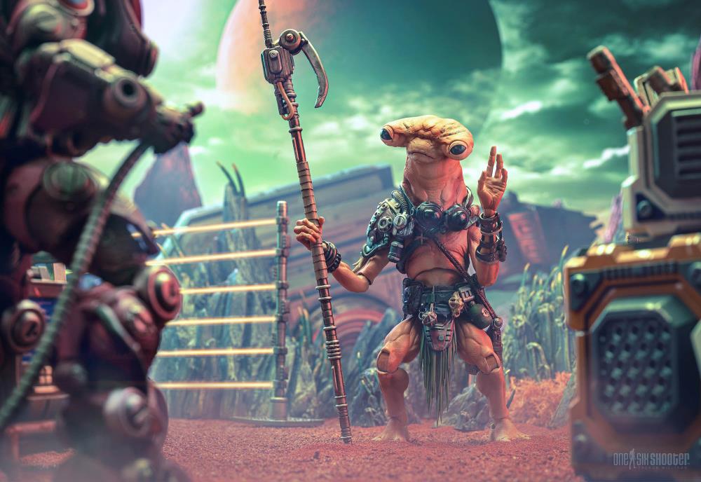 (Pre-Order) Cosmic Legions: OxKrewe: Book One, Thraxxon - UkHa Figure