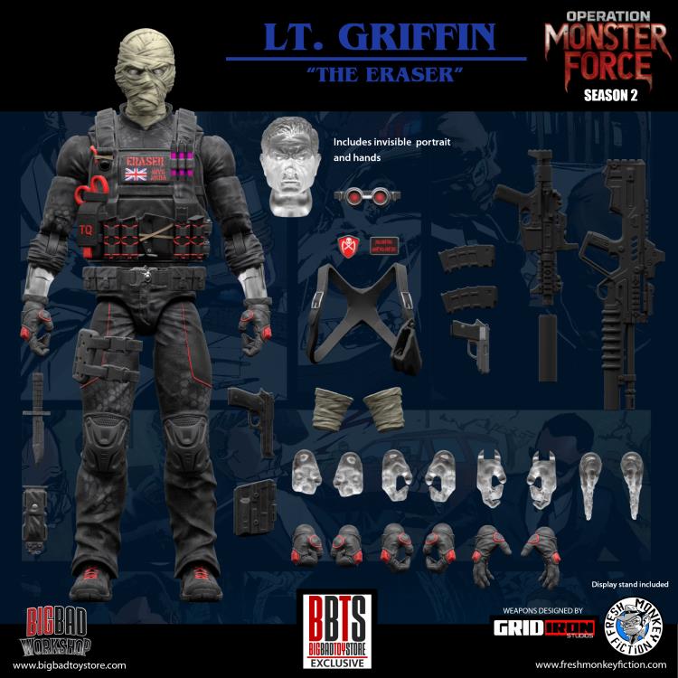 (Pre-Order) Operation: Monster Force Lt. Griffin “The Eraser" 1/12 Scale Figure