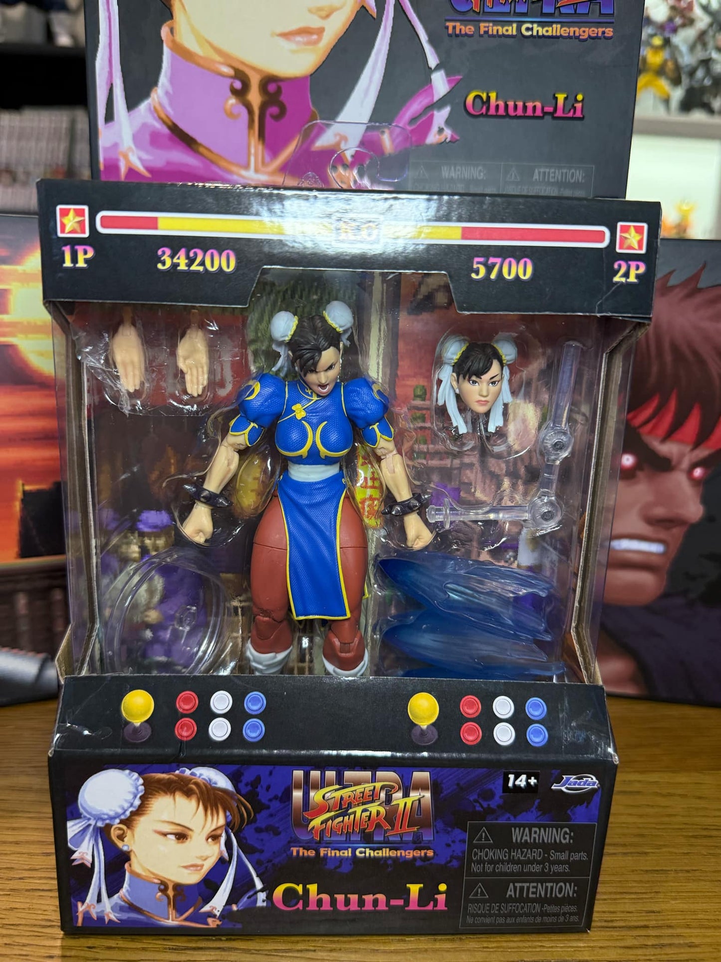 Jada Toys Street Fighters Set of 14 Figures (Pre-Owned)