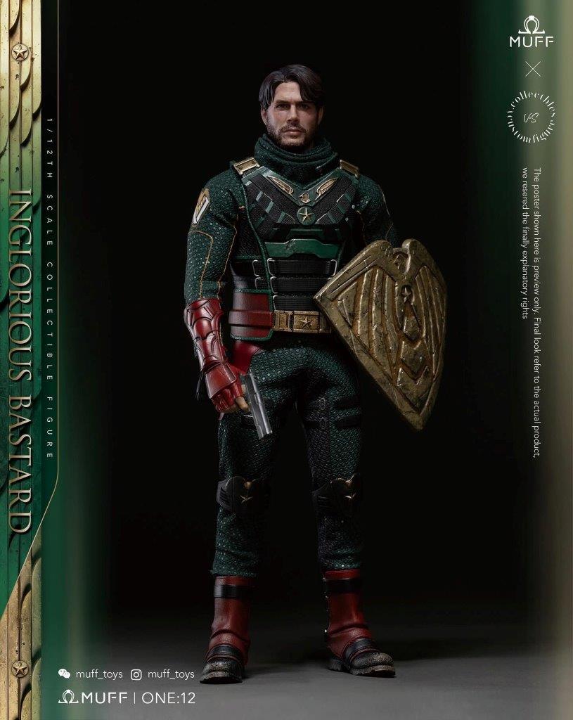 (Pre-Order) Muff Toys 1/12 INGLORIOUS BASTARD Super Soldier action figure
