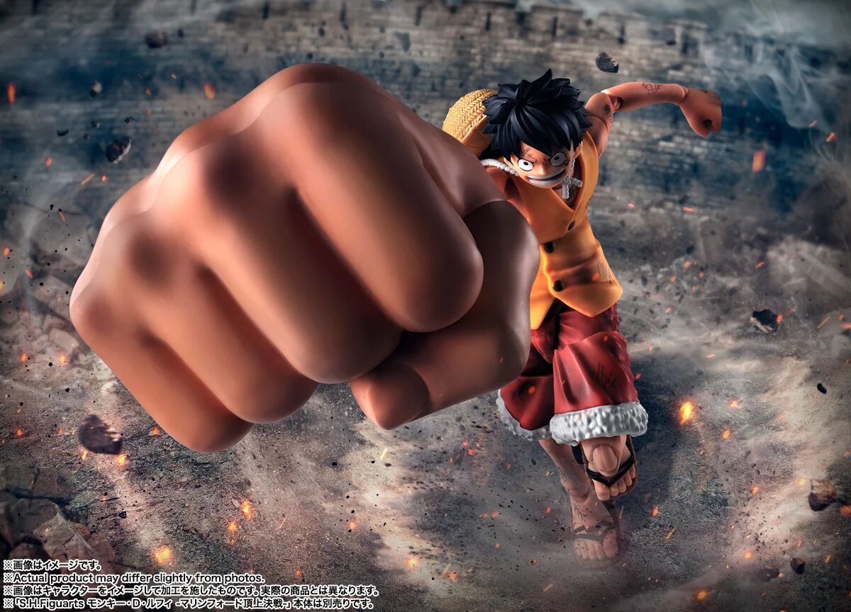 (Pre-Order) Bandai S.H.Figuarts One Piece S.H.Figuarts Monkey D. Luffy (Marineford) Gear 3 Option Parts Set (Figure Not included)