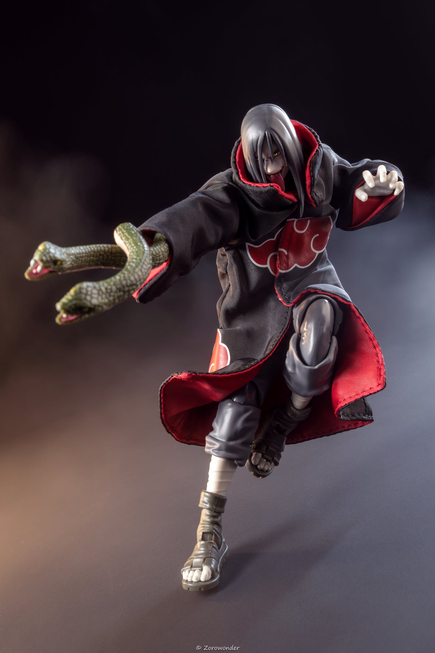 Custom 1/12 Clothing Accessories for S.H.Figuarts SHF Orochimaru Cloth 1/12