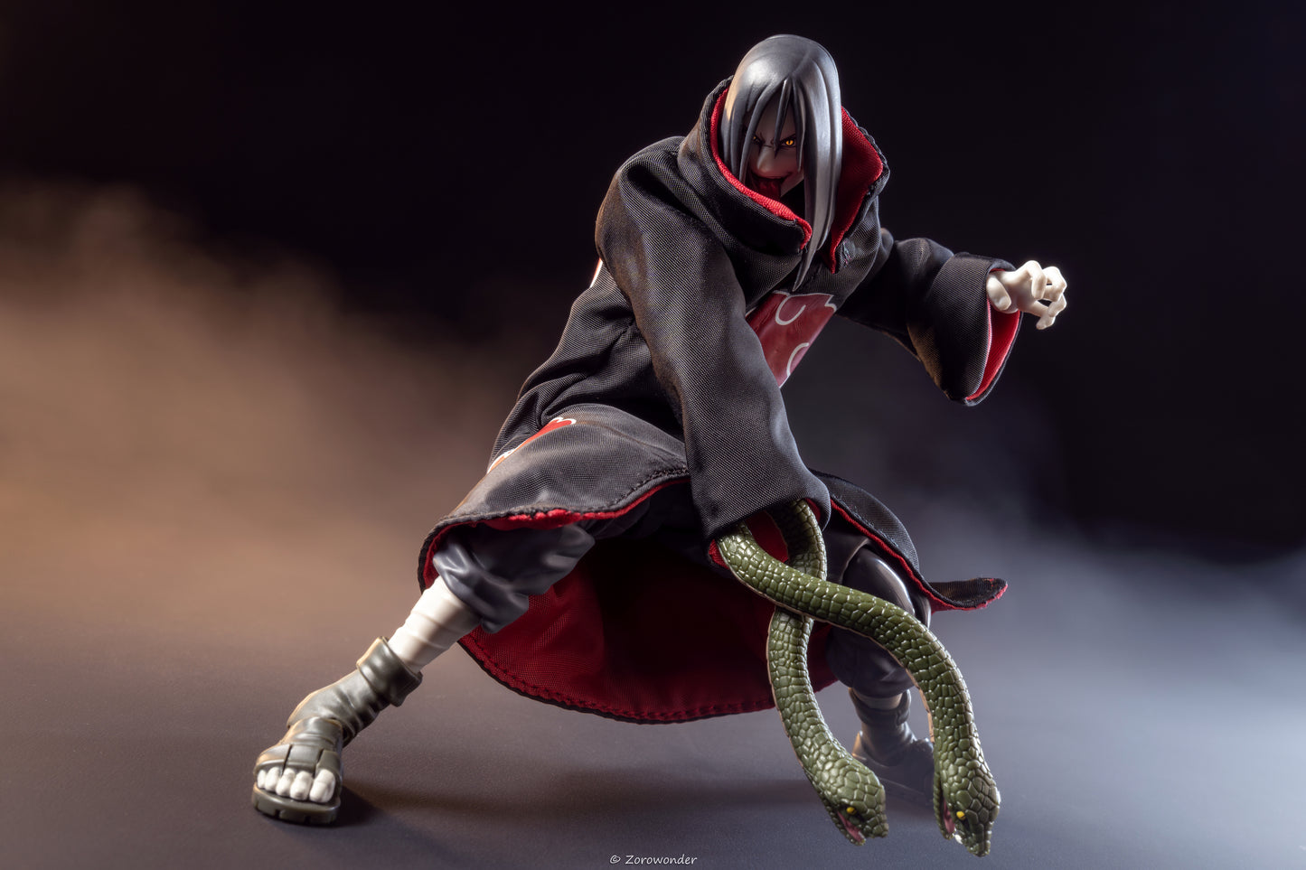 Custom 1/12 Clothing Accessories for S.H.Figuarts SHF Orochimaru Cloth 1/12
