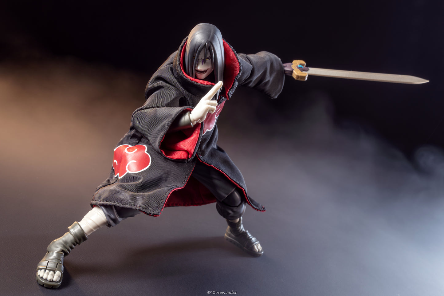 Custom 1/12 Clothing Accessories for S.H.Figuarts SHF Orochimaru Cloth 1/12
