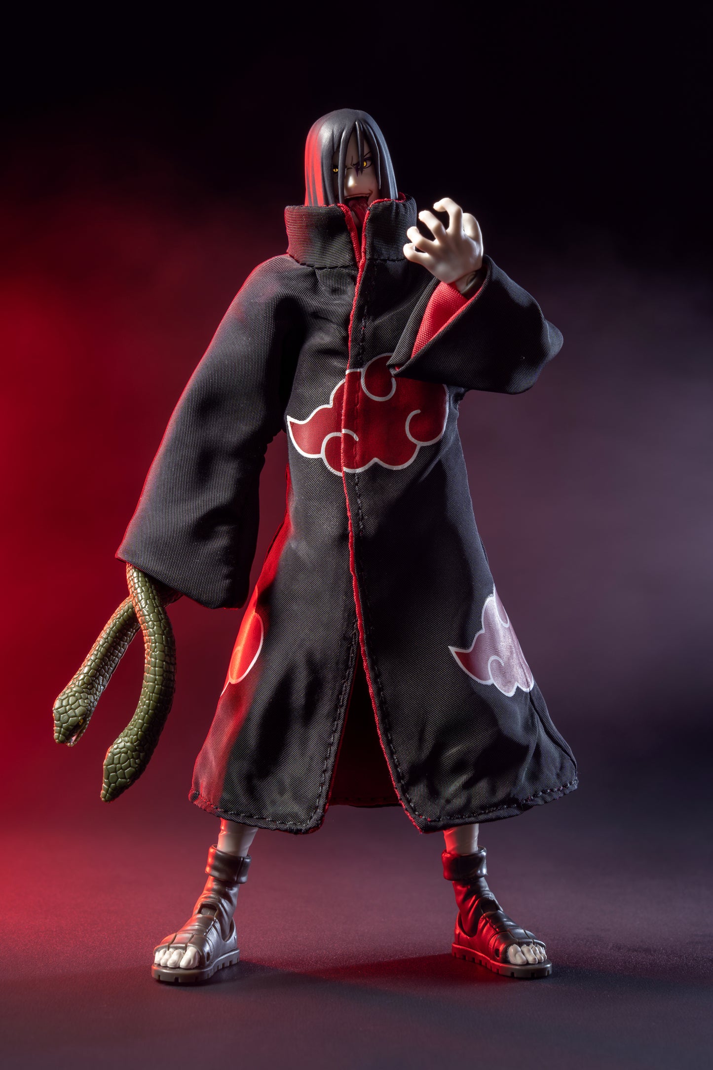 Custom 1/12 Clothing Accessories for S.H.Figuarts SHF Orochimaru Cloth 1/12