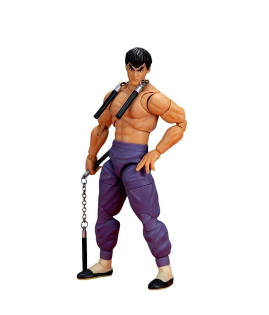 Jada Street Fighter II Fei Long (Player 2) Deluxe 6 Inch Figure