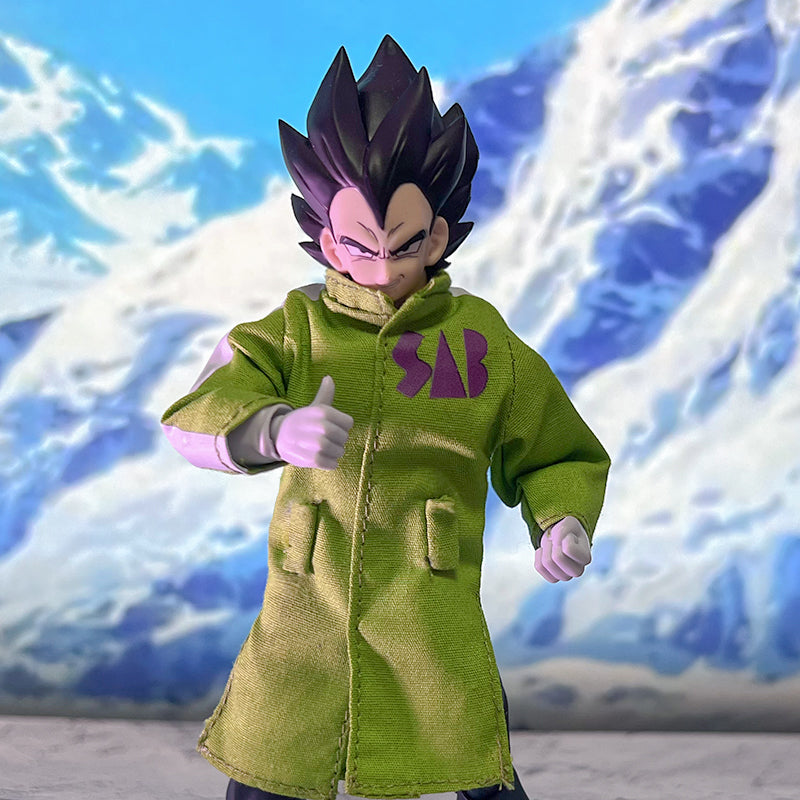 Custom 1/12 Clothing Accessories for S.H.Figuarts SHF SUPER HERO Vegeta Coat 1/12