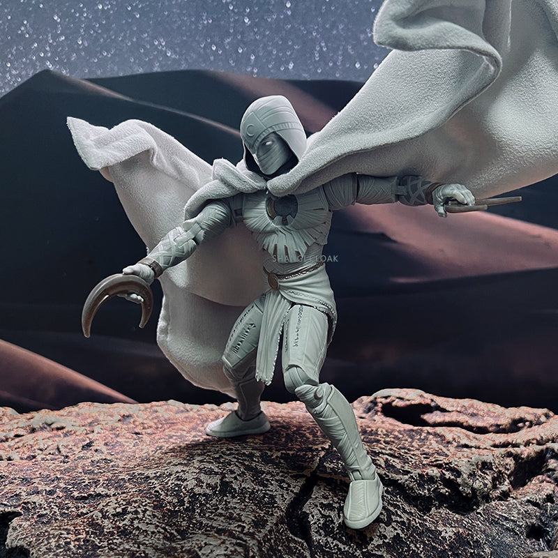 Custom 1/12 Clothing Accessories for Marvel Legends Moon Knight Cloak 1/12