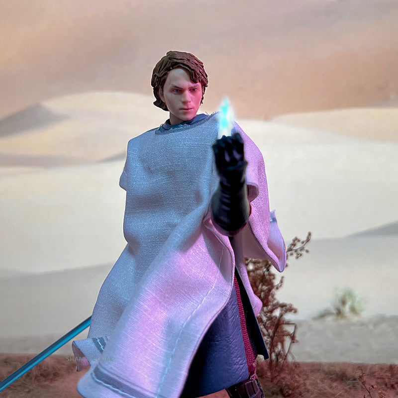 Custom 1/12 Clothing Accessories for Hasbro Star Wars Anakin Desert Coat 1/12