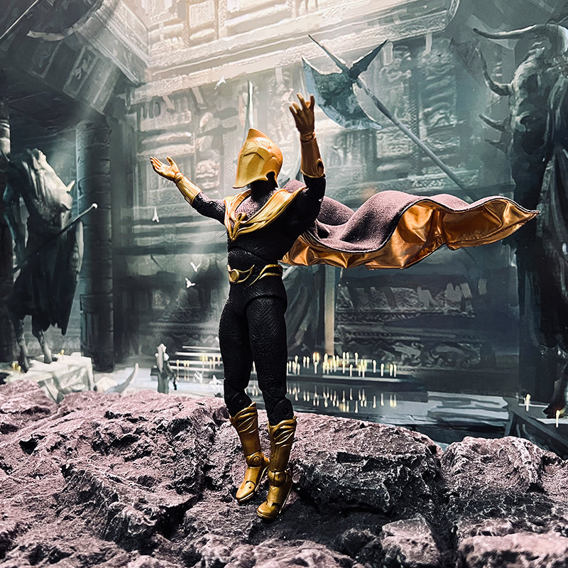Custom 1/12 Clothing Accessories for Mcfarlane Doctor Fate Cloak 1/12