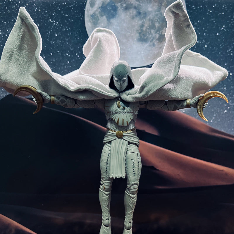 Custom 1/12 Clothing Accessories for Marvel Legends Moon Knight Cloak 1/12