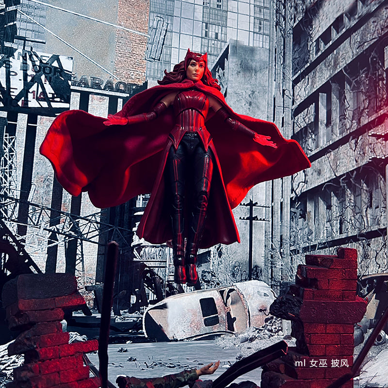 Custom 1/12 Clothing Accessories for Marvel Legends Wanda Cloak 1/12