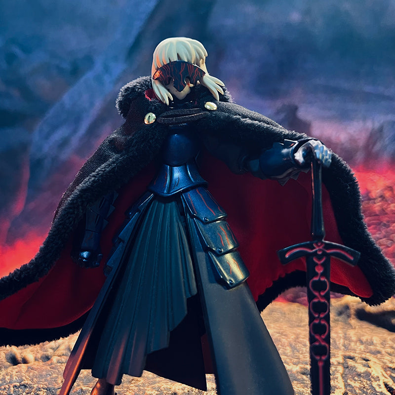 Custom 1/12 Clothing Accessories for Figma Saber Alter Cloak 1/12