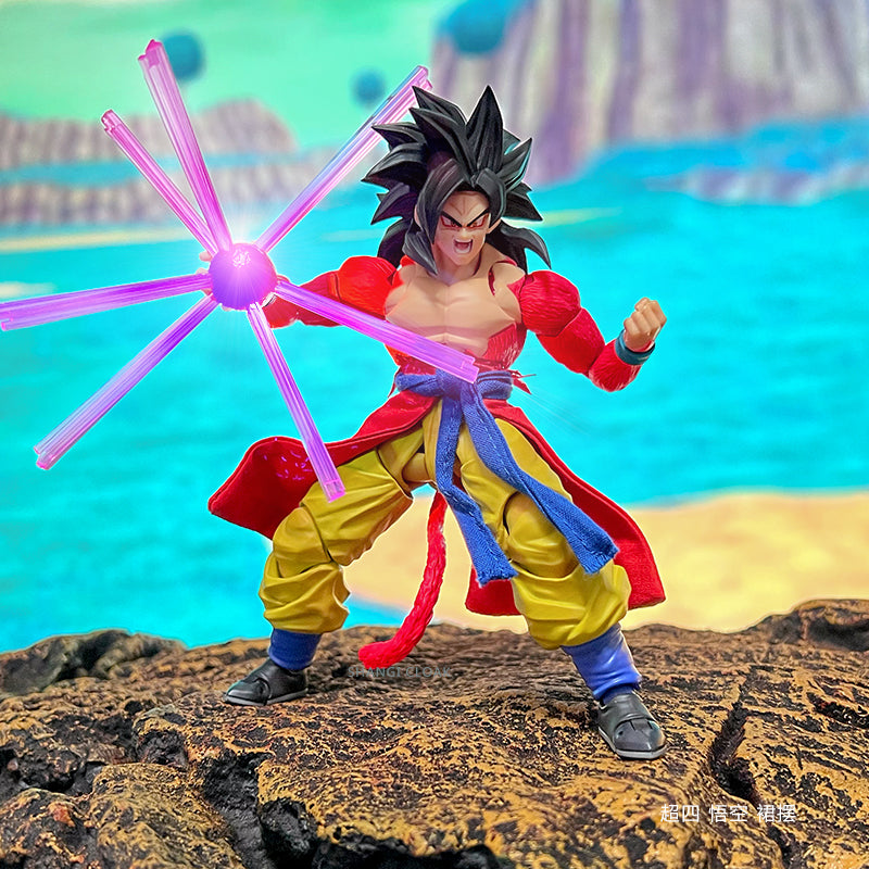 Custom 1/12 Clothing Accessories for S.H.Figuarts SHF Super Saiyan 4 Goku Skirt 1/12