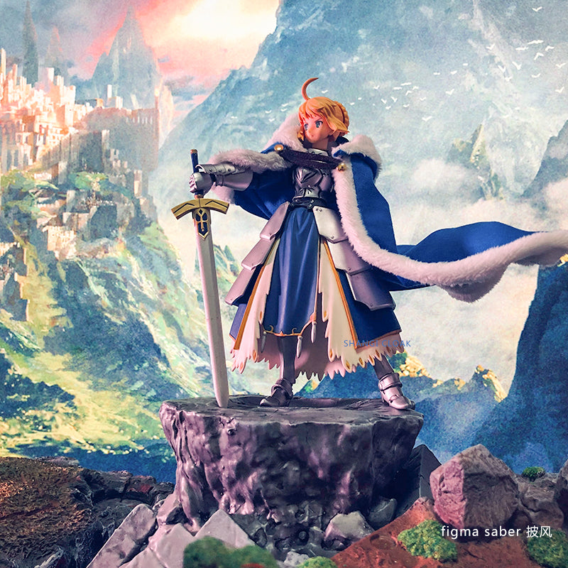 Custom 1/12 Clothing Accessories for Figma Saber Cloak 1/12