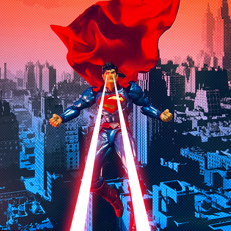 Custom 1/12 Clothing Accessories for Kaiyodo Amazing Yamaguchi Superman Cloak 1/12