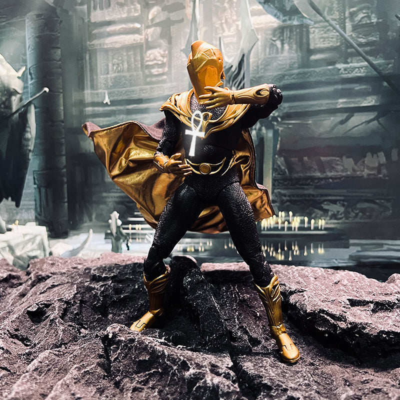 Custom 1/12 Clothing Accessories for Mcfarlane Doctor Fate Cloak 1/12