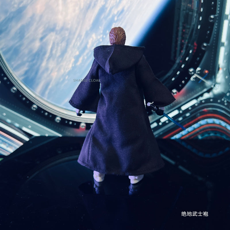 Custom 1/12 Clothing Accessories for Hasbro Star Wars Obi Wan Coat 1/12