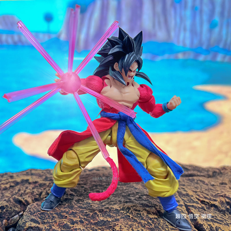 Custom 1/12 Clothing Accessories for S.H.Figuarts SHF Super Saiyan 4 Goku Skirt 1/12