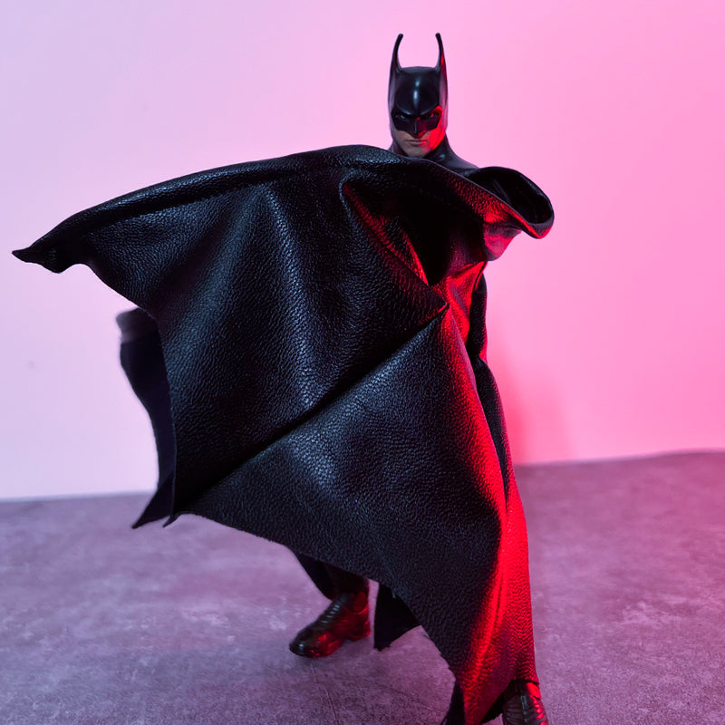 Custom 1/12 Clothing Accessories for Mcfarlane Batman Cloak 1/12