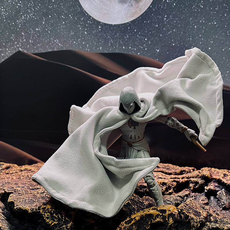 Custom 1/12 Clothing Accessories for Marvel Legends Moon Knight Cloak 1/12