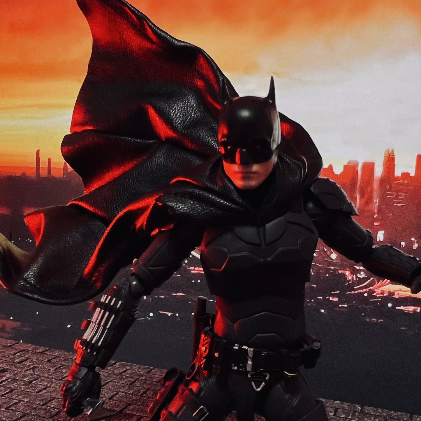 Custom 1/12 Clothing Accessories for S.H.Figuarts SHF Batman Cloak 1/12
