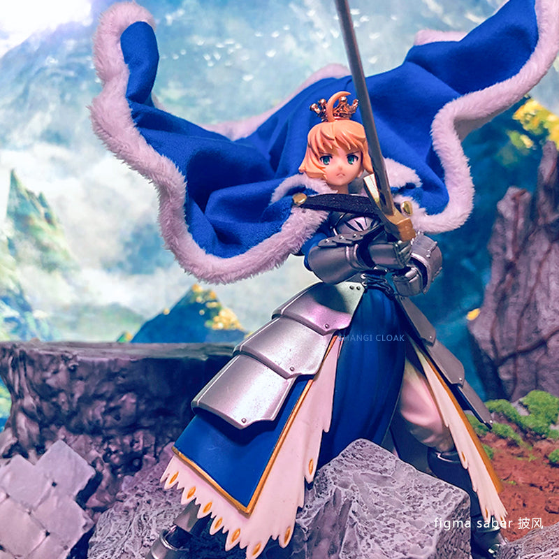 Custom 1/12 Clothing Accessories for Figma Saber Cloak 1/12