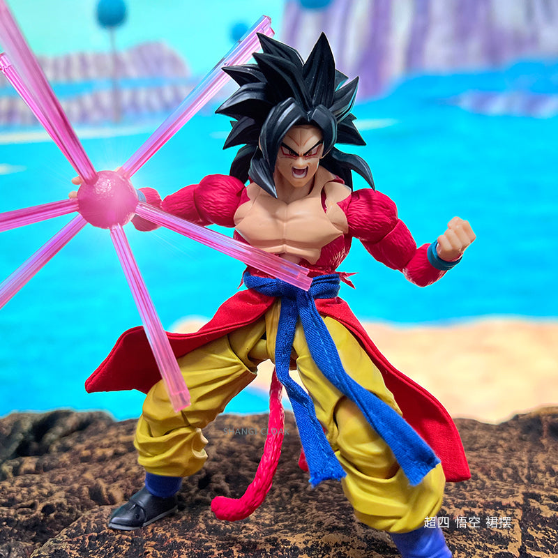 Custom 1/12 Clothing Accessories for S.H.Figuarts SHF Super Saiyan 4 Goku Skirt 1/12