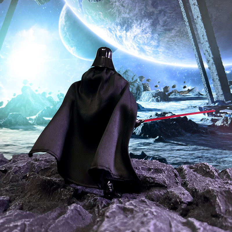 Custom 1/12 Clothing Accessories for S.H.Figuarts SHF Star Wars Darth Vader Cloak and skirt 1/12