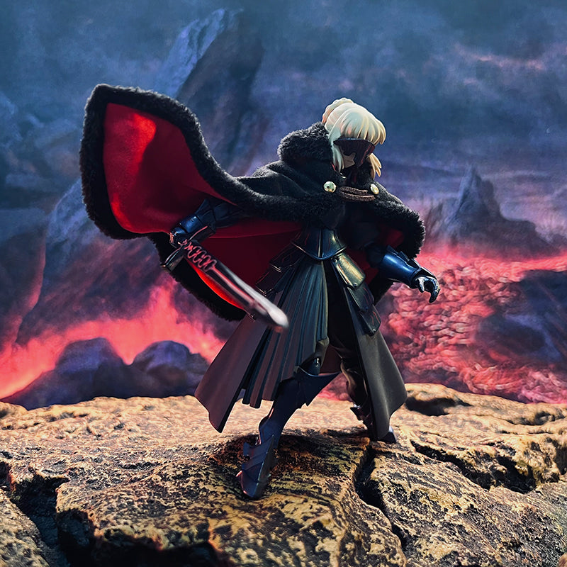 Custom 1/12 Clothing Accessories for Figma Saber Alter Cloak 1/12