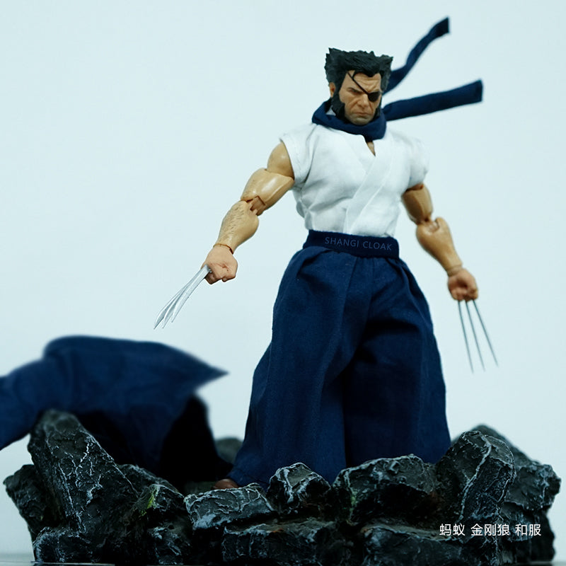 Custom 1/12 Clothing Accessories for Mezco Wolverine Cloth 1/12