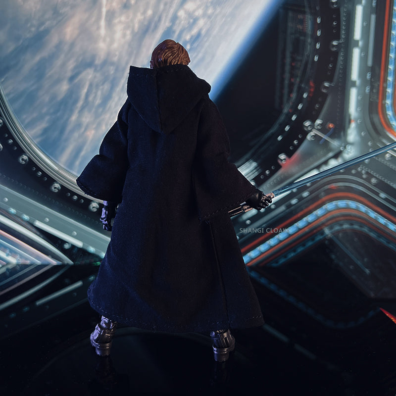 Custom 1/12 Clothing Accessories for Hasbro Star Wars Anakin Coat 1/12