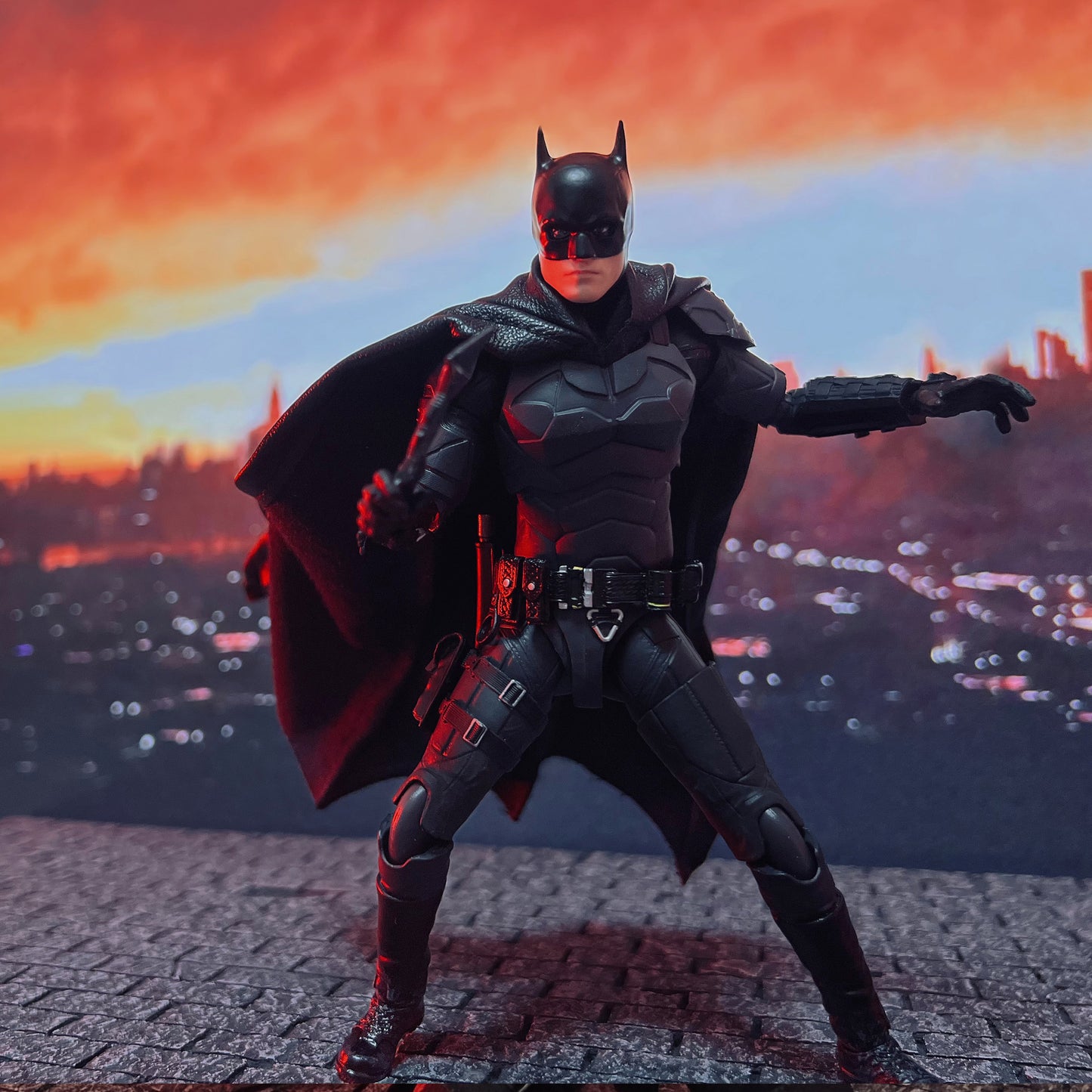 Custom 1/12 Clothing Accessories for S.H.Figuarts SHF Batman Cloak 1/12