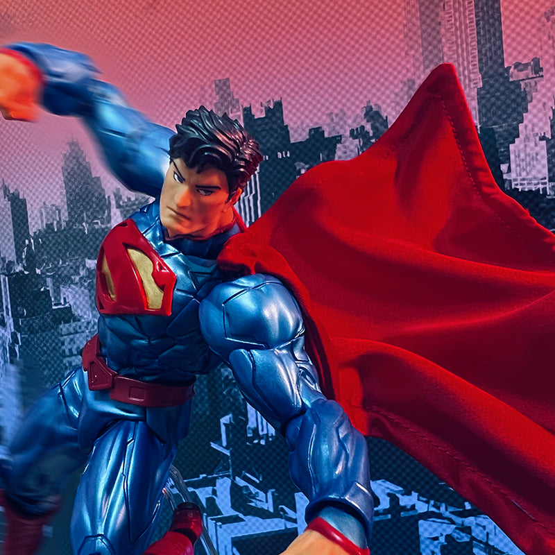 Custom 1/12 Clothing Accessories for Kaiyodo Amazing Yamaguchi Superman Cloak 1/12