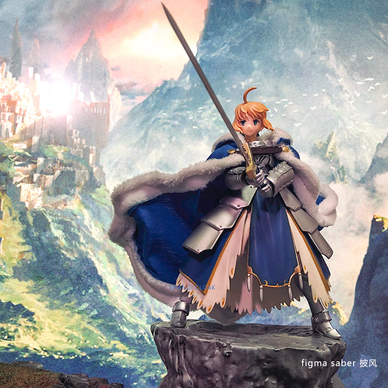 Custom 1/12 Clothing Accessories for Figma Saber Cloak 1/12