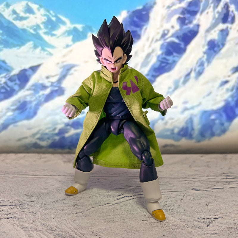Custom 1/12 Clothing Accessories for S.H.Figuarts SHF SUPER HERO Vegeta Coat 1/12