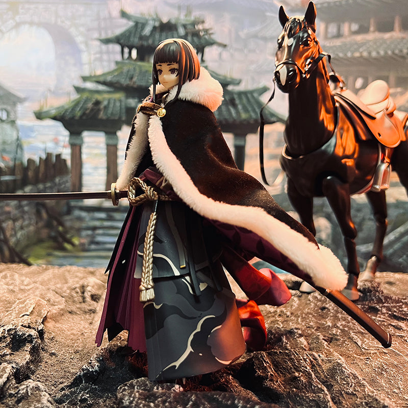 Custom 1/12 Clothing Accessories for Figma Ronin Cloak 1/12