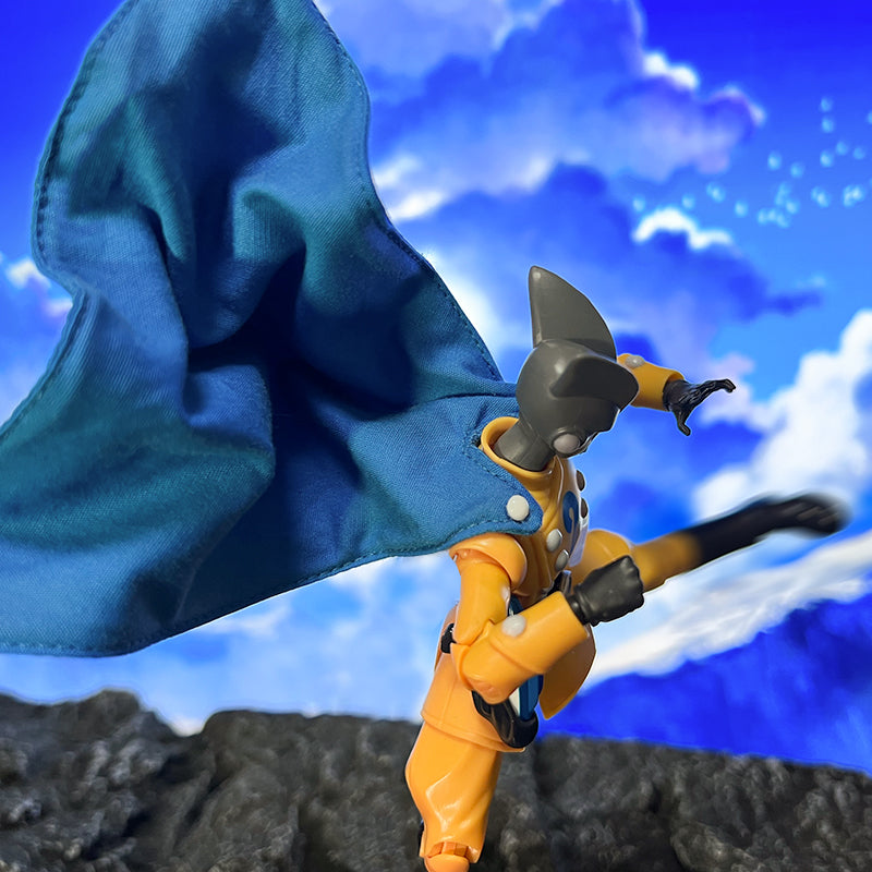 Custom 1/12 Clothing Accessories for S.H.Figuarts SHF Gamma Cloak 1/12