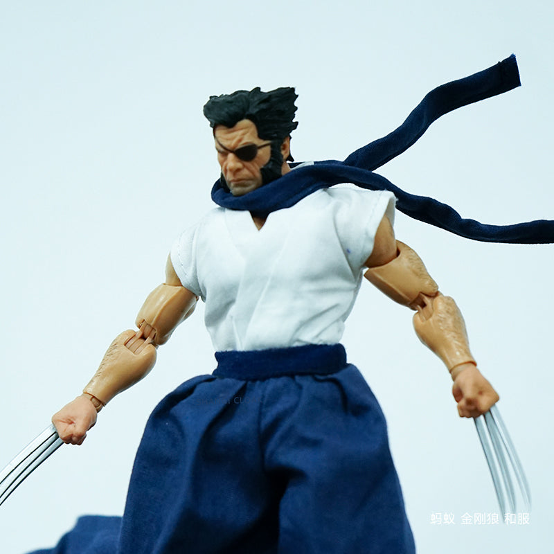 Custom 1/12 Clothing Accessories for Mezco Wolverine Cloth 1/12