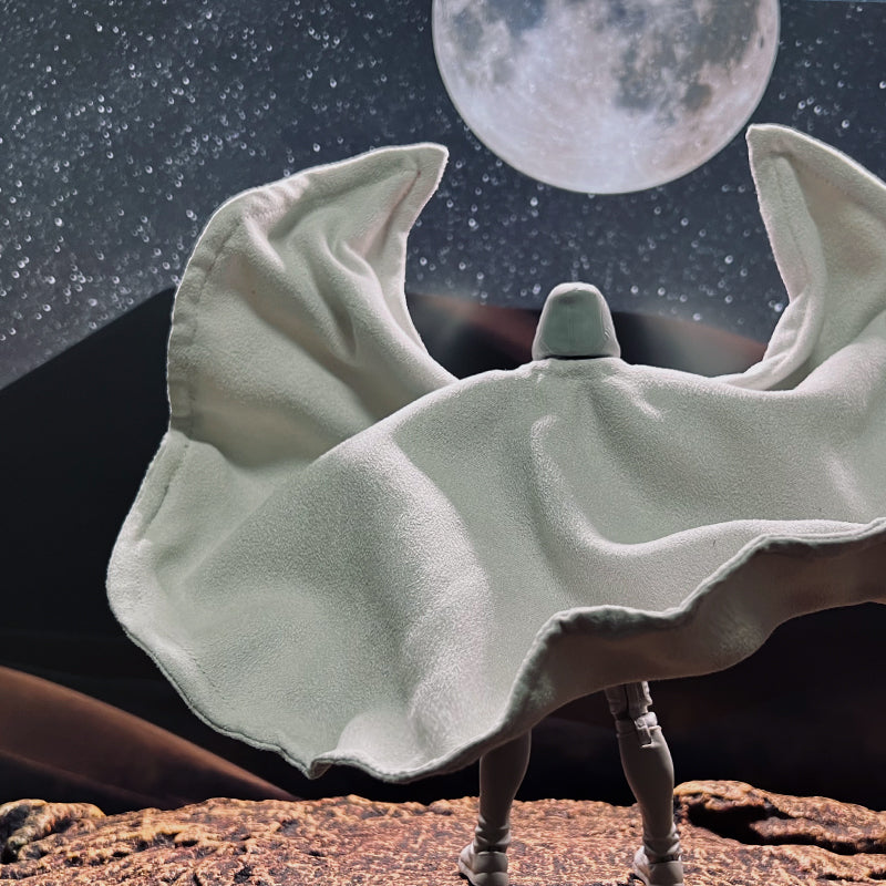 Custom 1/12 Clothing Accessories for Marvel Legends Moon Knight Cloak 1/12