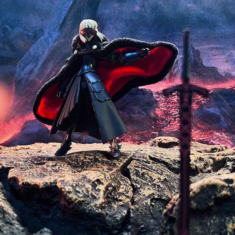 Custom 1/12 Clothing Accessories for Figma Saber Alter Cloak 1/12